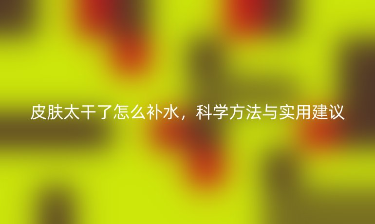 皮肤太干了怎么补水，科学方法与实用建议